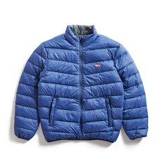 EDWIN 男款 超輕量雙面穿羽絨外套 (灰藍色)