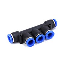 공압 피팅 튜브 커넥터 피팅 에어 퀵 워터 파이프 푸시 인 호스 퀵 커플링 OD 4mm 6mm 8mm 10mm 12mm 다중, 1 pcs PK, OD6mm, 1개