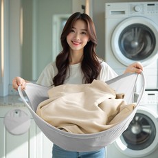 코지스 이지런드리 세탁바구니 접이식 대용량 빨래바구니, 그레이