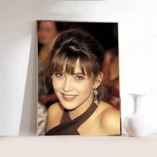 여배우 포스터 접착 아트 방수 종이 스티커 커피 하우스 룸 벽장식, 1개, J. z3