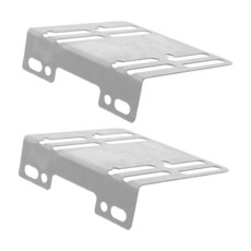 HOMSFOU 더블 딘 자동차 스테레오 설치 키트 아이언 바디 고정 브래킷 헤드 보드 장착 및 쉬운 설치 호환 내비게이션 시스템 2개 414324, HOMSFOU 더블 딘 자동차 스테레오 설치 키트 아이