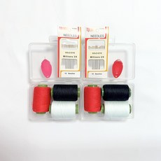 미소데이샵 휴대용 미니 반짇고리 바느질, 2개, 1번