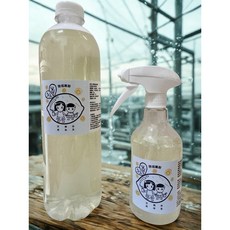 徐媽慕斯 檸檬油幕斯水垢去除劑 玻璃清潔劑 水垢尿垢剋星 消毒鍋水垢去除 500噴瓶+1500補充瓶, 1個