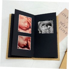 산모수첩 임신기록장 태교일기장 육아다이어리 아코디언형 초음파사진 보관 앨범 가정용