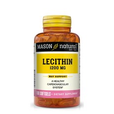 Mason Naturals 無麩質卵磷脂軟膠囊 1200mg, 100顆, 1罐