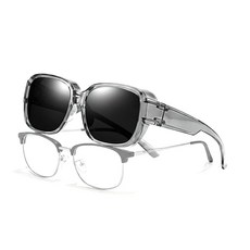 Chicid Fit Over Sunglasses for Women Men Polarized Wrap Around Sun Glasses with UV Protection Over