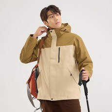 伯同款三合一衝鋒衣 男女抓絨內膽防風防水戶外進藏登山服外套