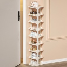 디모어 조립형 접이식 신발정리장 슈즈렉 공간활용 신발보관함, 9단, 1개, 아이보리
