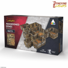 DUNGEONS & LASERS 遺棄礦坑 PrismaCast 預塗地形, 1個
