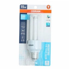 화장실조명 절전 삼파장램프 주광 램프전등 15W SOWFMBQ1A, 본상품, 1