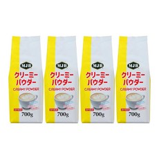 MJB 엠제이비 커피 프림 크림 크리미 파우더 대용량 700g 4봉지 일본, 1개