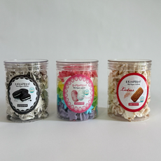 하루쿠키 제작소 수제머랭쿠키 3종( 오레오 솜사탕 로투스) 1세트 어린이선물, 3개, 40g