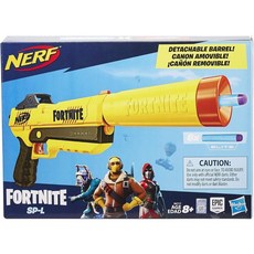 Nerf Fortnite SP-L 要塞英雄聯名款消音槍管發射器，Dart Zone限定版，可拆卸消音器，安全玩具槍, 1個