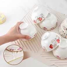 실리콘 물빠짐 식기건조매트 주방 싱크대 다용도 건조대, 화이트, 1개