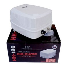 킹콩 브로와 KK-180C 8W 에어 토출 조절 대용량 에어펌프 / 아쿠아메이드, 1개