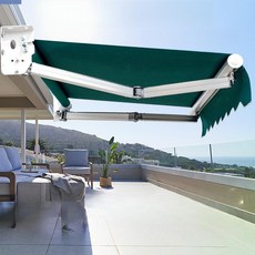 대형 어닝 6m 안뜰 조립식 방수 비가림막 매장 농막, 폭 2m 1.5m