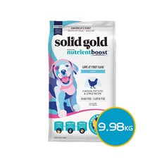 Solid Gold 香嫩雞肉幼犬糧，無穀物配方，呵護腸胃，增強免疫力, 9.98kg, 1個, 雞