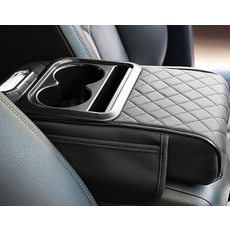 차량수납박스 자동차팔쿠션 차량컵홀더거치대, 1개, GS002987 콘솔쿠션컵홀더 블랙