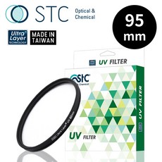 STC OPTIC 抗紫外線保護鏡 95mm UV FILTER 超輕薄 5mm 吸震式鋁環 台灣品牌台灣製造, 1個