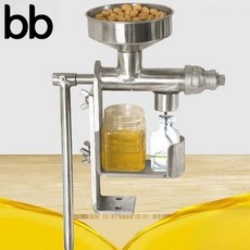 참기름 짜는 기계 기름 전문가용 착유기 기름짜는기계 참기름짜는기계 업소용 소형 들기름 오일, 실버