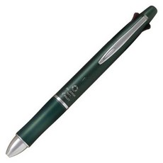 PILOT 百樂 Dr.GRIP 4+1 多功能筆 - 舒適握感 四色原子筆加自動鉛筆 金屬橄欖綠, 金屬橄欖綠/AOL, 1個