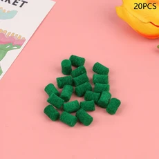 색소폰 키 가드 펠트 범퍼 수리 부품 알토 테너 소프라노 20 개, 01 Green 1, 20개