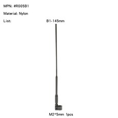 Rcd am 시뮬레이션 안테나 장식 신호 라인 1/8 1/10 1/12 1/14 1/18 Rc 크롤러 Axial Scx10 D90 Rc 자동차 부품, R005B1 145MM