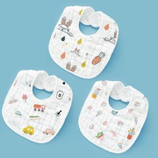 嬰兒圍嘴兒童吃飯圍兜寶寶純棉紗布口水巾防水吐奶圍脖加厚春秋款純棉夏季寶寶口水巾