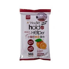 UdiLife 小蘇打廚房濕巾 廚房清潔濕巾 橘香 抗菌 15入