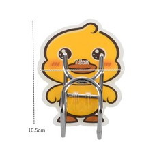 小黃鴨卡通臉盆架 免打孔, 小黃鴨, 1套