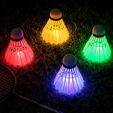 화니미니 LED 셔틀콕 배드민턴 발광공 4P, 1개, 4개입, 혼합색상