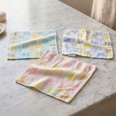 凱美棉業 純棉柔順紗布小方巾 雙層紗布 環保染料 柔軟舒適 吸水性強