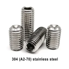 5/10/50pcs M1.6 M2 M2.5 M3 M4 M5 M6 M8 M10 DIN916 알렌 육각 소켓 컵 포인트 고정 나사 그럽 볼트 호환, 02 304 stainless steel, 02 5pcs M12, 11 16mm