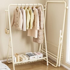 쿠리브 접이식 옷걸이 행거 시스템행거, 화이트