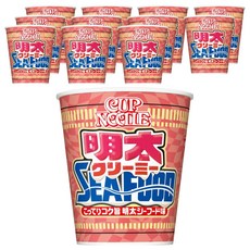 닛신 컵누들 크리미 진한 감칠맛 명란 씨푸드 맛 100g, 12개