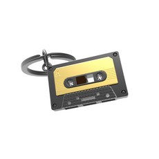 【Metalmorphose/MTM】卡帶鑰匙圈 比利時 質感 造型 可愛小物 交換禮物 禮物 復古, 1個