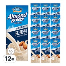 블루다이아몬드 아몬드 브리즈 뉴트리플러스 프로틴, 190ml, 12개