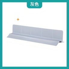 水槽擋水板 矽膠防水防潑水, 1個, 灰色 加高全包式 矽膠擋水板