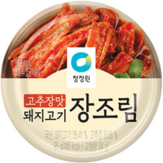대상 청정원 고추장맛 돼지고기 장조림, 95g, 9개