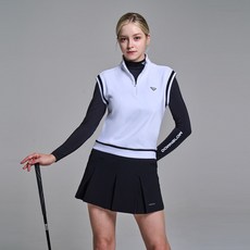 다운블로우 여성 스포츠 골프웨어 반집업 베스트 DB 2510