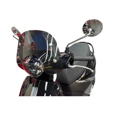 OIN SYM FIDDLE 125/158 機車專用造型風鏡 - 防風擋風前擋風片, 1個, fiddle 158 燻黑