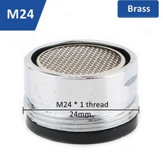 구리 물 절약 통풍기 욕실 수도꼭지 버블 러 주둥이 그물 부드러운 꽃 입 스플래시 방지, [04] Male-M24