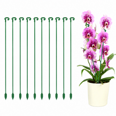 꽃철사 꽃지지대, 10개, 57cm