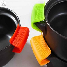 리4치점빵 뜨거운거잡는냄비장갑 컬러 실리콘 냄비집게 2P