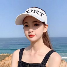 여름 프리미엄 여성 니트 밴드스포츠 썬캡