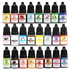 [드그라쎄] 크리스탈 레진 공예 조색제 24색 uv레진 크리스탈 에폭시, 골든, 1개