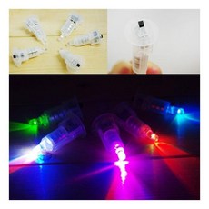 과학수업재료 스위치형 LED 점멸램프 5개 조립키트 실험키트 엘이디모듈, 1세트