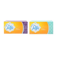 퍼프스 Puffs 2겹 각티슈 랜덤 발송, 96매입, 2개