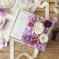 精美裝飾感鑑賞證書反轉零錢盒, 豪華零錢盒(大)紫色