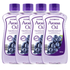푸드어홀릭 아로마 오일 465ml 포도, 4개